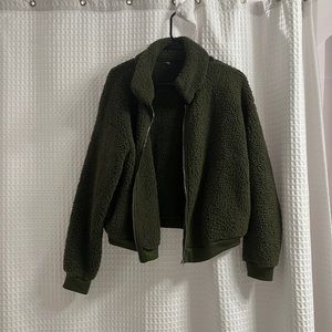 Green Teddy Jacket